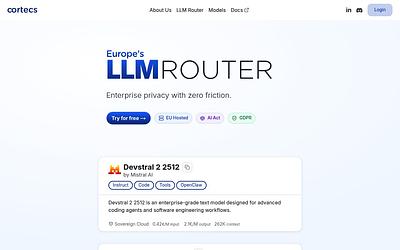 Screenshot of Cortecs AI