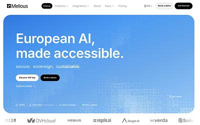 Screenshot of Melious AI