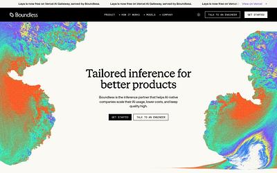Screenshot of Boundless webpage