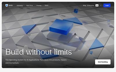 Screenshot of AVIS webpage