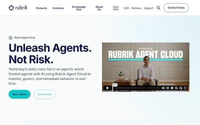 Screenshot of Predibase webpage